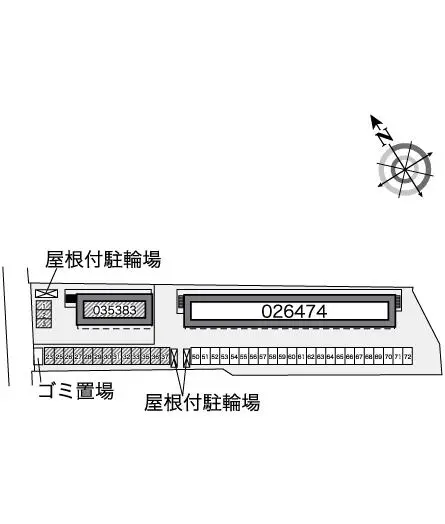 ★手数料０円★堺市北区金岡町 月極駐車場